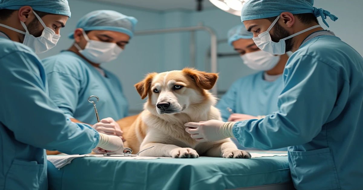 spaying-in-bitch