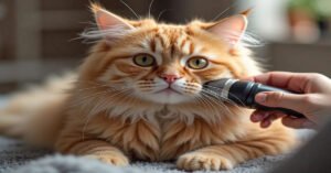 cat gromming 